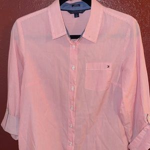 Business Casual Collared Blouse